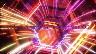 Making a html file in TextEdit mac OS
