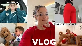 VLOG: Somethings Coming!! mom life, my botox, target shopping + trying viral leggings!