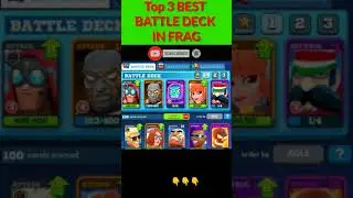 TOP 3 BEST BATTLE DECK IN FRAG PRO SHOOTER 🔥😵😲🔥(part-8) || #fragproshooter #shortsvideo #shorts