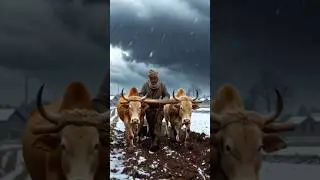 👉 From Ploughing to Apple Farming 🍎 | Hardworking Farmer Journey 🌾🐂 #farmerlife #shorts #shortvideo