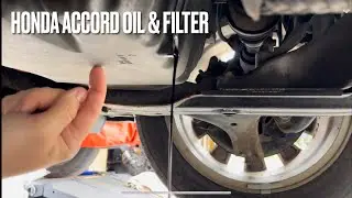 Routine maintenance ,2013 Honda accord oil change
