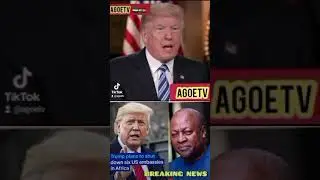 PRESIDENT DONALD TRUMP HAS EXCLUDED GHANA 🇬🇭 FROM US EMBASSIES SHUTDOWN IN AFRICA COUNTRIES. #usa
