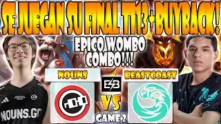 BEASTCOAST VS NOUNS BO3[GAME 2]GUNNAR, YUMA, COPY VS PAYK, LUMPY - ELITE LEAGUE SEASON 2 DOTA 2-ESB
