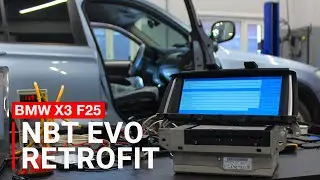Retrofitting the BMW X3 F25 with a multimedia system NBT EVO