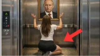 Они не знали, что их снимают: Реакция на портрет Путина в лифте | Пранк в Москве