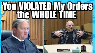 Судья Миддлтон вынес подсудимому неконтролируемый приговор на хаотичном слушании в окружном суде 3B!