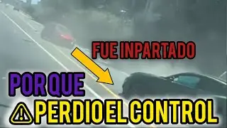ESTE VEH&Iacute;CULO EL&Eacute;CTRICO Ford Mustang PERDI&Oacute; TODO SU CONTROL Y TERMINO INPARTANDO CONTRA  OTRO COCHE 