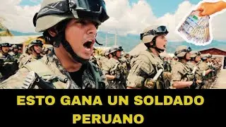 ¿Cuánto GANA un SOLDADO del Ejército PERUANO en 2025?