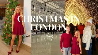 Aesthetic Winter Day in London ✨ | Ice Skating, Winter Wonderland, Christmas Lights & Pasta🎄