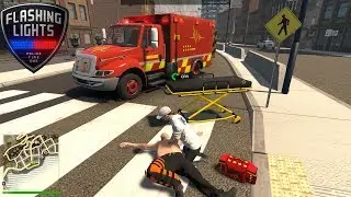 Flashing Lights #4 EMS Update - Ambulance & EMS Supervisor Gameplay