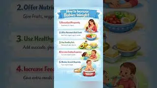How to increase babies weight ! #viralvideo #viralreels #healthtips #information #babygrowth