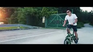 Birdy Gravel Performance Foldable Bike at Coney Island - Mighty Velo Singapore
