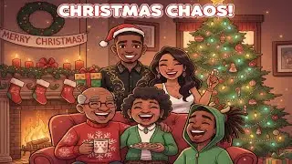 Cozy Chaos! Our First Southern Strawberry Christmas 🎁 (Interracial Family Vlog)