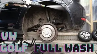 VW Golf Deep Clean ASMR - Satisfying Car Detailing Sounds