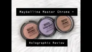Maybelline Master Chrome & Holographic | Обзор | Образцы | Демонстрация