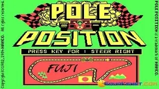 Pole Position gameplay (PC Game, 1983)