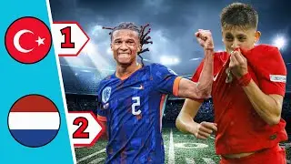 Netherlands vs Turkey (2-1) | All Goals & Highlights | UEFA Euro Cup 2024 football