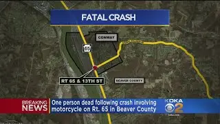 One Killed In Motorcycle-Car Crash In Beaver County