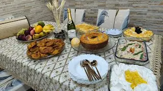 FELIZ ANO NOVO PARA MEUS AMIGOS  SEGUIDORES! LINDA CEIA DE ANO NOVO  #anonovo #2026 #amor #cozinhar 