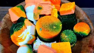 Multi-Colored Gym Chalk Reforms • 💛💚🤍🧡• ASMR 
