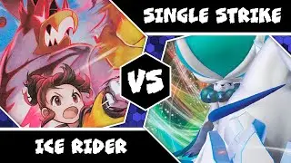 DECK BOSS: Straight SINGLE STRIKE vs ICE RIDER CALYREX VMAX