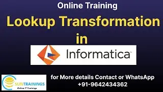 #Lookup Transformation in Informatica | Power Center | Informatica Transformations