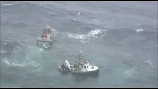 U.S. Coast Guard Station Tillamook 47ft Motor Life Boat and Air Station Astoria MH-60 Jayhawk Rescue