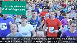 Best of luck to Ealing Half Marathon runners