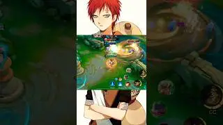 Gaara x vale Naruto skin Ulti Combo #mobilelegends