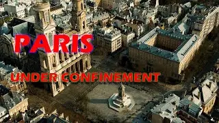 Aerial footage of Paris streets under CONFINEMENT!!