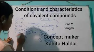 conditions and characteristics of covalent bonds.Part2 for class 11/12, JEE MAIN,IIT,B.Sc