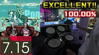 【最クソ譜面候補】mushroom boy (Extreme-Drum) EXCELLENT! 100.00%【GITADORA】