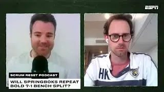 Will the Springboks repeat their bold 7-1 bench split at the Rugby World Cup? | ESPN Scrum Reset