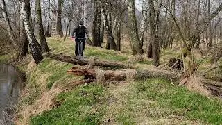Riding on Trek Stache 5 29er plus