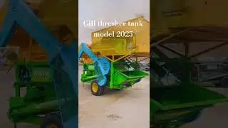 Gill thresher (Baba gill raisinghnagar) #punjabisong #music #viralvideo #farming