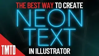 The Best Way to Create Neon Text in Illustrator