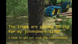 Farming simulator 25 Nordic Retro Logging ep5.too big trees for the harvester.And new some equipment