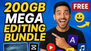 200GB Mega Editing Bundle &ndash; Free Motion Graphics, Music, Overlays & More!