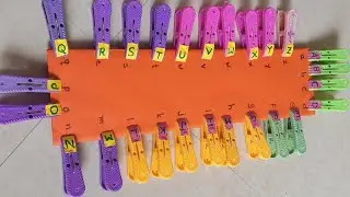 DIY crafts for kids.. art and crafts... Learn with fun.. kids games... ABCD..  easy way to teach.