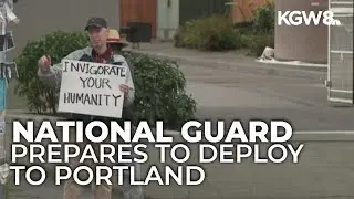 Oregon National Guard prepares on the coast before deploying to Portland