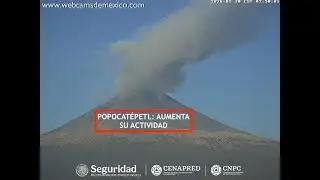 🔴 🌋 #POPOCATÉPETL | Aumenta su actividad esta mañana 30/ENE/26