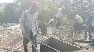 Slab Casting Work | #construction #house #housedesign #infrastructure