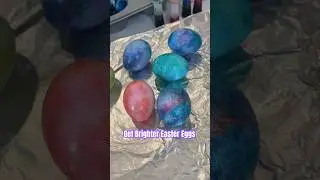 Get Brighter Easter Eggs! #shorts #eastereggs #lifehack #easter2024 #easter #coloringeggs