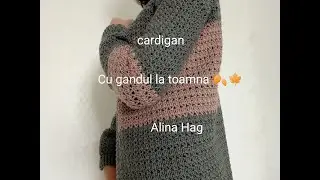 Cardigan Cu gandul la toamna/ cardigan for women/ кардиган крючком