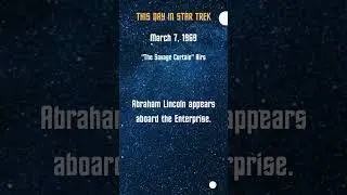 This Day In Star Trek. #film #movie #Kirk #shorts #tng #ds9 #voyager #starttrek #trekhistory #m