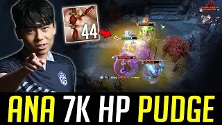 Ana PUDGE - 31 KILLS with 7,000 HP DOTA 2
