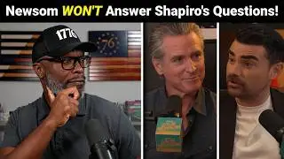 Gavin Newsom STRUGGLES To Answer Ben Shapiro's Questions About...