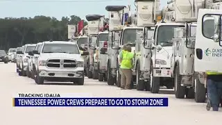 Tennessee power crews prepare to go to storm zone