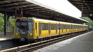 U-Bahn Berlin | Züge auf der U5 + Mitfahrt (HD)