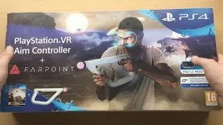 Unboxing Farpoint & Playstation VR Aim Controller (UK) With Gameplay